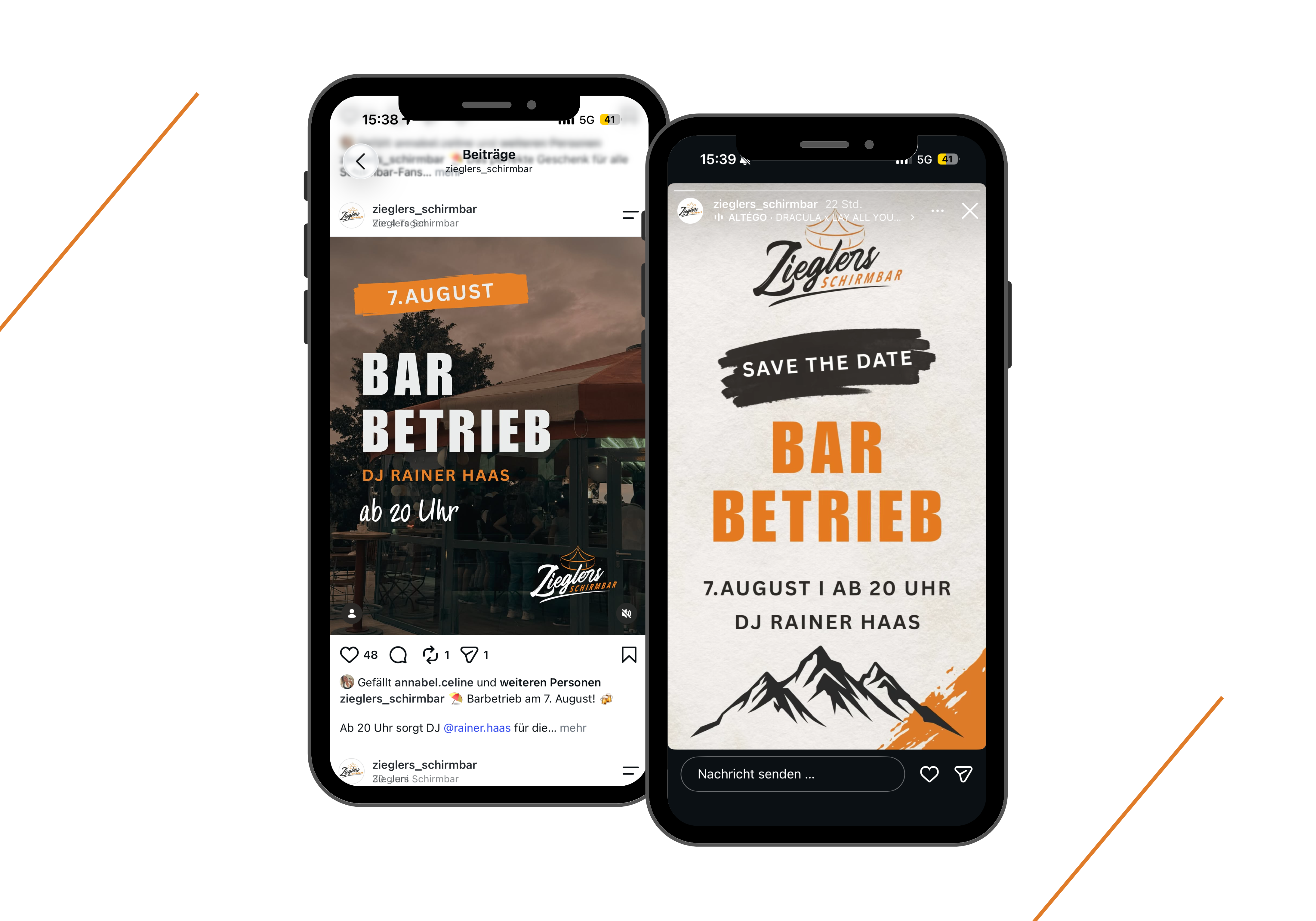 Social-Media-Relaunch für Zieglers Schirmbar